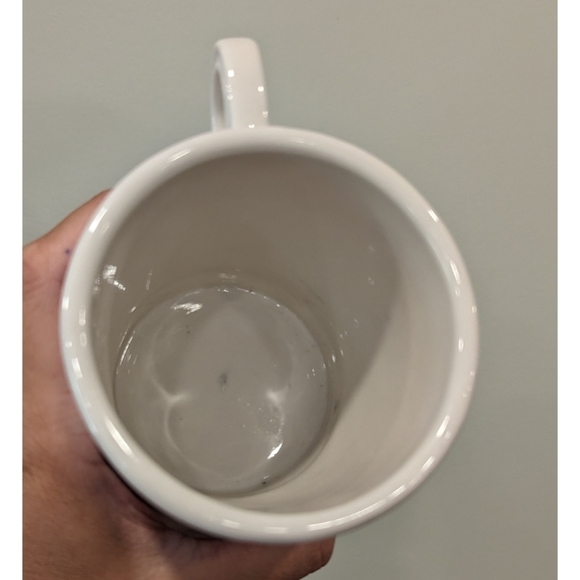 Anthropologie Monogram D Ivory Mug - Picture 6 of 8